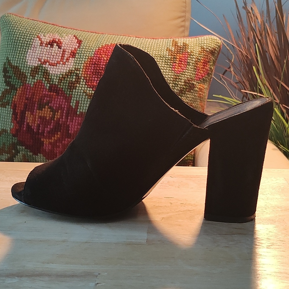 Mix No. 6 Tonia Dress Heeled Slide Size 7 Black